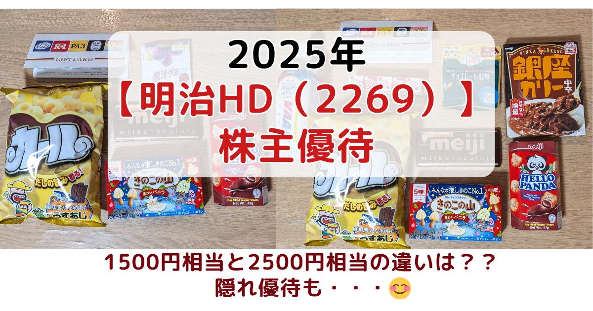 2025年明治の優待